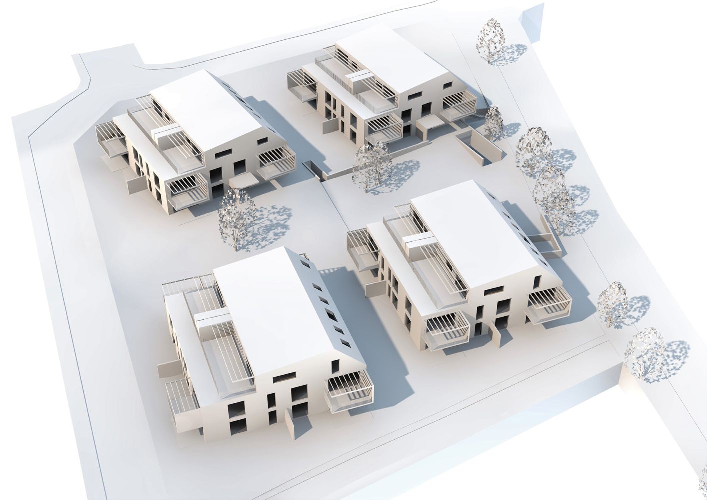 Wohnhausanlage Gießhübl – Grünfläche