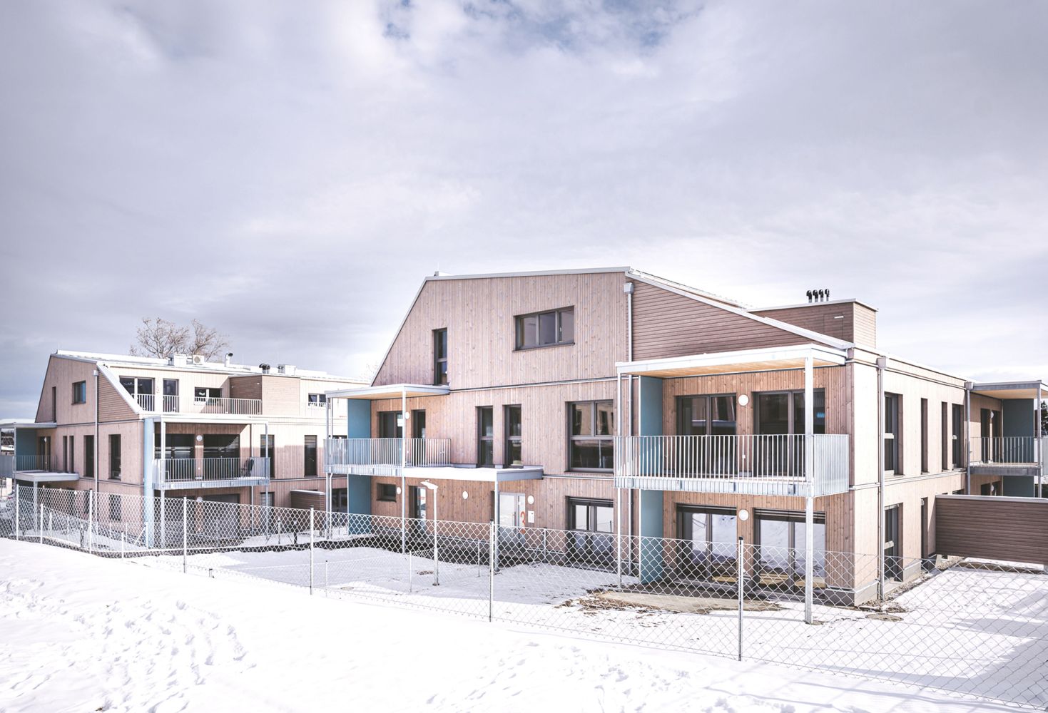 Wohnhausanlage Gießhübl – Stadtvillen in Holzbauweise